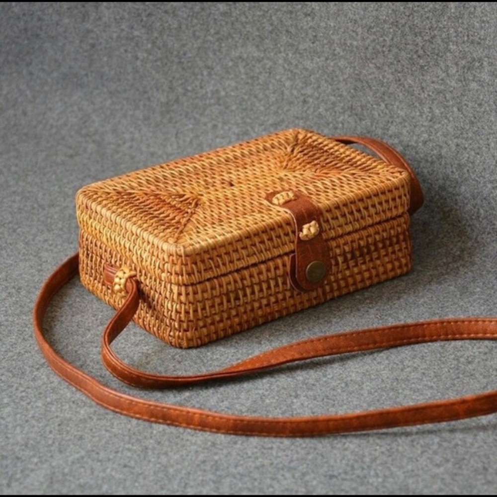 Bali Inspired Rattan Bag
